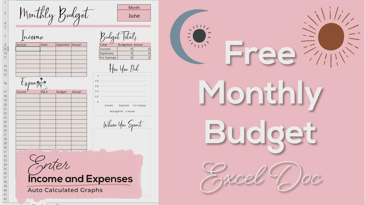 free-monthly-budget-excel-spreadsheet