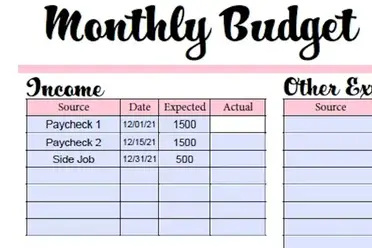 Free Monthly Budget Excel Spreadsheet – Frugal Fitz Designs