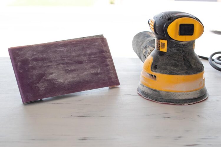 How To Distress Wood With Stain And Paint Frugal Fitz Designs